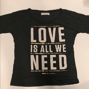 Spiritual Gangster “Love Is All We Need” Tee XS